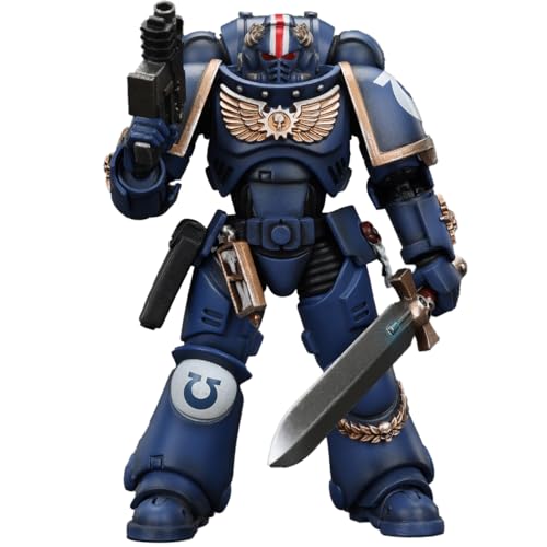 JOYTOY Warhammer 40,000 1/18 Action Figure Ultramarines Primaris Lieutenant Argaranthe Collection Model Geburtstagsgeschenke von JOYTOY