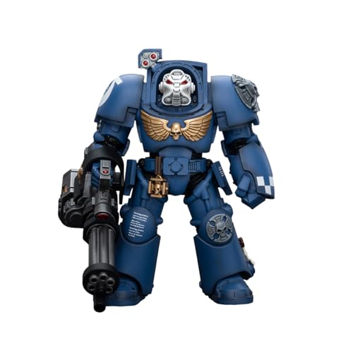 JOYTOY Warhammer 40,000 1/18 Action Figure Ultramarines Terminator Squad Terminator with Assault Cannon Collection Model Geburtstagsgeschenke JOYTOY Warhammer 40,000 1/18 Action Figure Ultramarines Terminator Squad Terminator with Assault Cannon Collection Model Geburtstagsgeschenke von JOYTOY