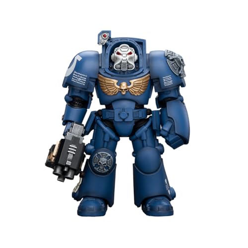 JOYTOY Warhammer 40,000 1/18 Action Figure Ultramarines Terminator Squad Terminator with Storm Bolter Collection Model Geburtstagsgeschenke von JOYTOY
