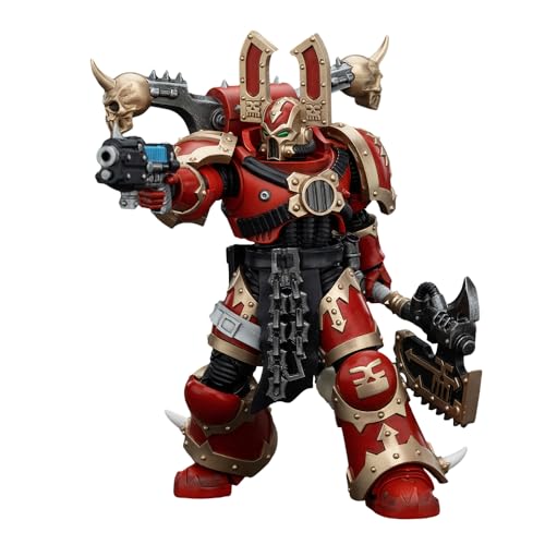 JOYTOY Warhammer 40,000 1/18 Action Figure World Eaters Khorne Berzerker 3 Collection Model Geburtstagsgeschenke von JOYTOY