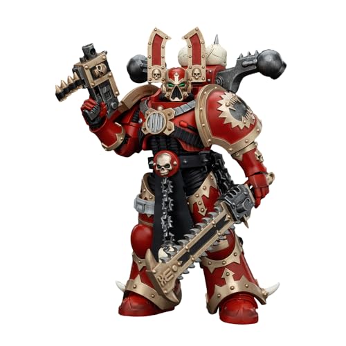 JOYTOY Warhammer 40,000 1/18 Action Figure World Eaters Khorne Berzerker 6 Collection Model Geburtstagsgeschenke von JOYTOY