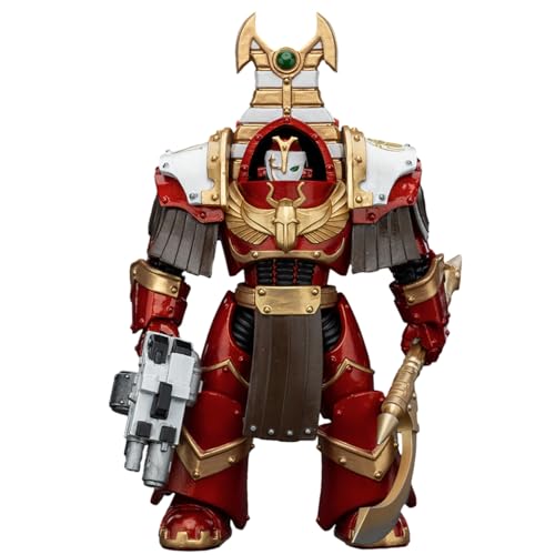 JOYTOY Warhammer 40,000 The Horus Heresy 1/18 Action Figure Thousand Sons Sekhmet Terminator Cabal Sekhmet with Combi-Melta and Achea Force Weapon Collection Model Geburtstagsgeschenke von JOYTOY