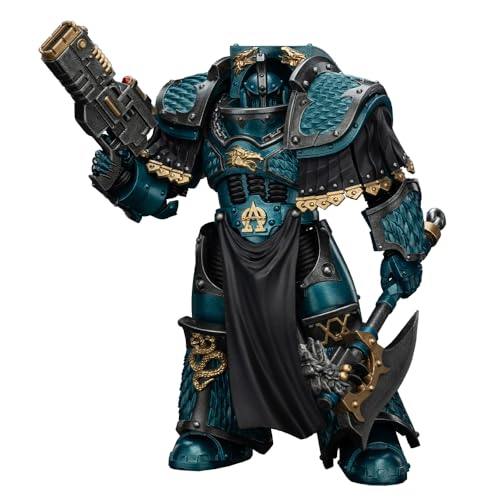 JOYTOY Warhammer 40,000 Warhammer The Horus Heresy 1/18 Action Figure Alpha Legion Lernaean Terminator with Volkite Charger Collection Model Geburtstagsgeschenke JT01277 JOYTOY Warhammer 40,000 Warhammer The Horus Heresy 1/18 Action Figure Alpha Legion Lernaean Terminator with Volkite Charger Collection Model Geburtstagsgeschenke JT01277 von JOYTOY