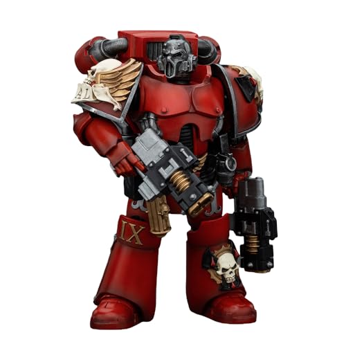JOYTOY Warhammer 40,000 Warhammer The Horus Heresy 1/18 Action Figure Blood Angels Angel's Tears Squad Erelim with Volkite Serpentas Collection Model Geburtstagsgeschenke JT00348 von JOYTOY