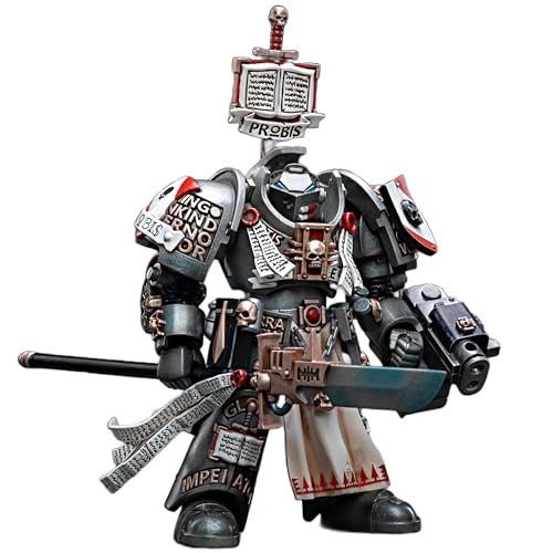 JOYTOY Warhammer 40.000 1/18 Actionfigur, Grey Knights Terminator, Jaric Thule, 12,7 cm, Sammel-Actionfiguren-Kits von JOYTOY