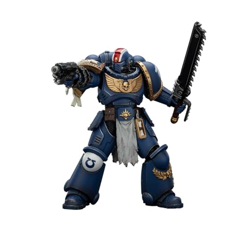 JOYTOY Warhammer 40.000 1/18 Actionfigur Ultramarines Lieutenant Titus-Collectors Edition, 12,8 cm, Sammel-Actionfiguren-Kits JOYTOY Warhammer 40.000 1/18 Actionfigur Ultramarines Lieutenant Titus-Collectors Edition, 12,8 cm, Sammel-Actionfiguren-Kits von JOYTOY