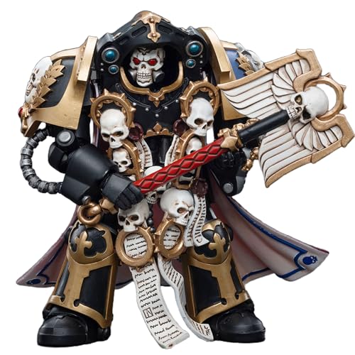 JOYTOY Warhammer 40.000 1/18 Actionfigur Ultramarines Terminator Chaplain Brother Vanius 12,2 cm Sammel-Actionfiguren-Kits von JOYTOY