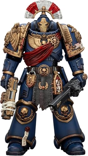 JOYTOY Warhammer 40.000 1/18 Ultramarines Relic Secundus Rüstung mit Articer-Bolzengewehr, Kettenschwert und Bolzenpistole, 12,8 cm, Sammel-Actionfiguren-Sets von JOYTOY