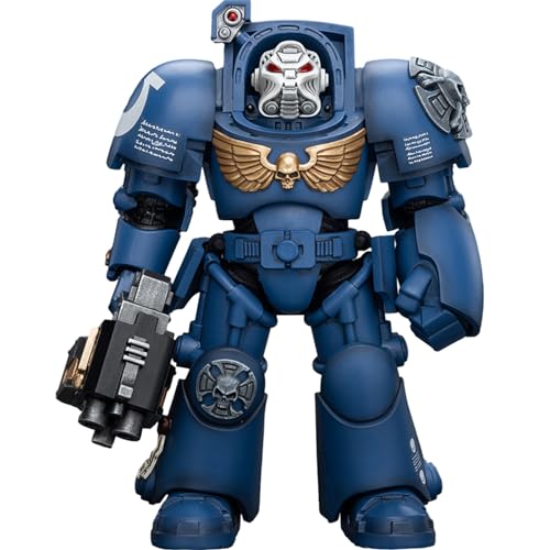 JOYTOY Warhammer 40K, JT9930 1:18 Ultramarines Terminator Squad Terminator with Storm Bolter Action Figur von JOYTOY
