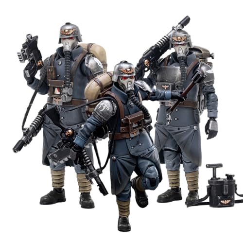 JOYTOY Warhammer 40K 1/18 Action Figure Astra Militarum Death Korps of Krieg Veteran Squad-3PCS Collection Model Geburtstagsgeschenke JOYTOY Warhammer 40K 1/18 Action Figure Astra Militarum Death Korps of Krieg Veteran Squad-3PCS Collection Model Geburtstagsgeschenke von JOYTOY