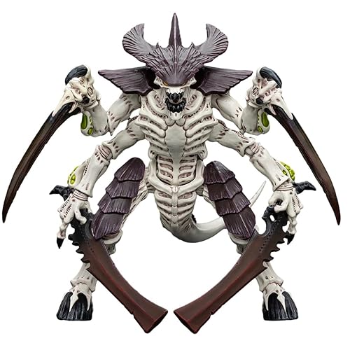 JOYTOY Warhammer 40K 1/18 Action Figure Tyranids Hive Fleet Leviathan Tyranid Warrior with Boneswords 2 Collection Model Geburtstagsgeschenke von JOYTOY