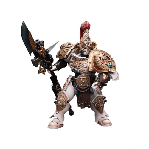 JOYTOY Warhammer 40K 1/18 Actionfigure Adeptus Custodes Solar Watch Custodian Guard with Guardian Spear Collection Model Geburtstagsgeschenke von JOYTOY