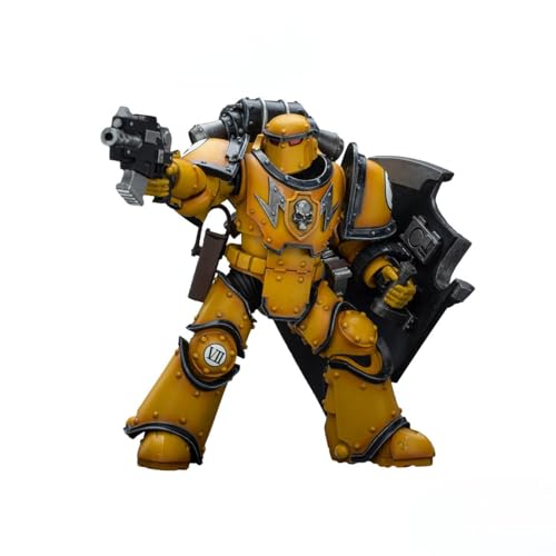 JOYTOY Warhammer 40K 1/18 Actionfigure Imperial Fists Legion MkIII Breacher Squad Legion Breacher with Graviton Gun Collection Model Geburtstagsgeschenke von JOYTOY