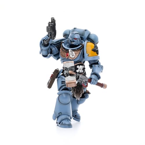 JOYTOY Warhammer 40K 1/18 Actionfigure Space Wolves Claw Pack Sigyrr Stoneshield Collection Model Geburtstagsgeschenke von JOYTOY