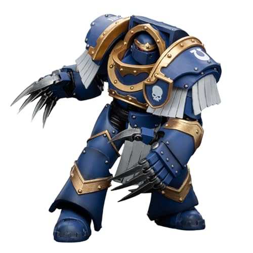 JOYTOY Warhammer 40K 1/18 Actionfigure Ultramarines Cataphractii Terminator Squad Terminator with Lightning Claws Collection Model Geburtstagsgeschenke JOYTOY Warhammer 40K 1/18 Actionfigure Ultramarines Cataphractii Terminator Squad Terminator with Lightning Claws Collection Model Geburtstagsgeschenke von JOYTOY
