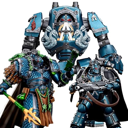 JOYTOY Warhammer 40K 1/18 Actionfiguren Alpha Legion, 3 Stück, Sammlerstück, Vorverkaufsartikel JOYTOY Warhammer 40K 1/18 Actionfiguren Alpha Legion, 3 Stück, Sammlerstück, Vorverkaufsartikel von JOYTOY