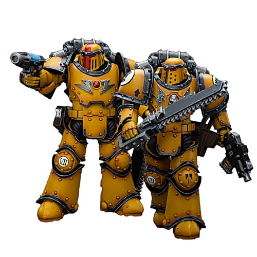JOYTOY Warhammer 40K 1/18 Actionfiguren Imperial Fists Legion MkIII Despoiler Squad 2PSC Sammelmodell von JOYTOY