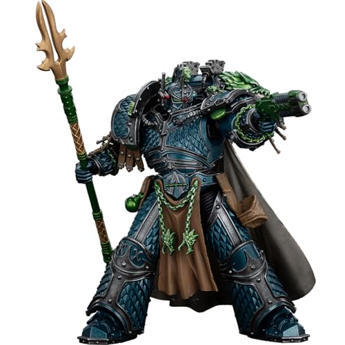 JOYTOY Warhammer 40K Alpha Legion, Alpha Legion Alpharius Primarch of The XXth Legion 1/18 Action Figur von JOYTOY