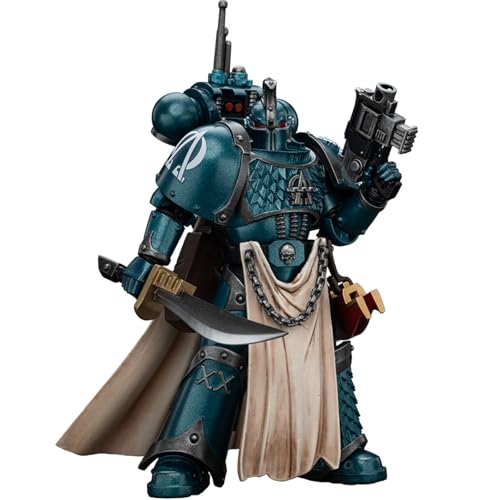JOYTOY Warhammer 40K Alpha Legion, Alpha Legion Legion Praetor with Power Sword 1/18 Action Figur (MSS01215-de) von JOYTOY