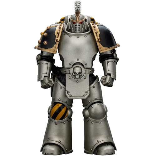 JOYTOY Warhammer 40K Iron WarriorsCommand Squad Chosen with Legion Standard 1/18 Action Figur,Sammeln Und Zeigen Modell JOYTOY Warhammer 40K Iron WarriorsCommand Squad Chosen with Legion Standard 1/18 Action Figur,Sammeln Und Zeigen Modell von JOYTOY