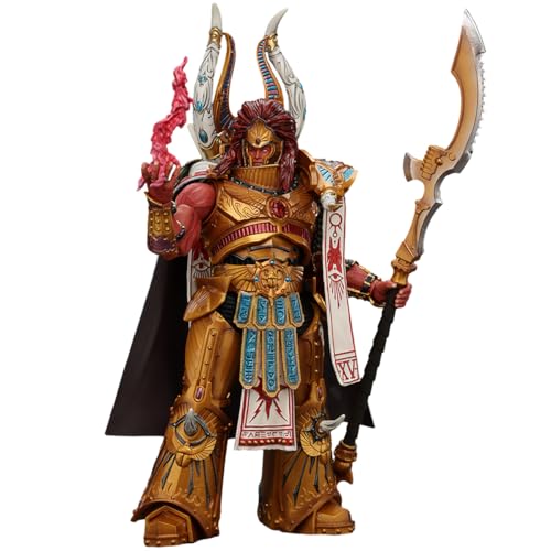 JOYTOY Warhammer 40K The Horus Heresy 1/18 Action Figure Thousand sons Magnus The Red Primarch of The XVth Legion Collection Models Geburtstagsgeschenke JT6175 von JOYTOY