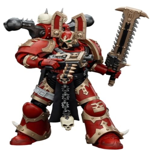 JOYTOY Warhammer 40K World Eaters Khorne Berzerker 6, 12,7 cm, Maßstab 1/18, Sammlerstück, Actionfigur mit exquisitem Design, Geschenke für Fans & Sammler JOYTOY Warhammer 40K World Eaters Khorne Berzerker 6, 12,7 cm, Maßstab 1/18, Sammlerstück, Actionfigur mit exquisitem Design, Geschenke für Fans & Sammler von JOYTOY