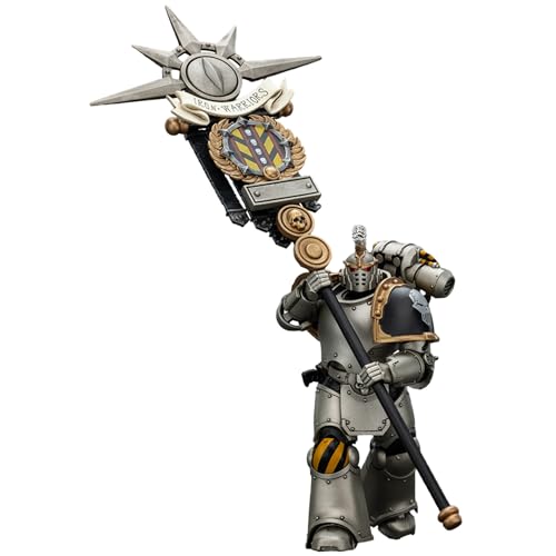 JOYTOY Warhammer 40k 1/18 Actionfigur, Iron Warriors Command Squad Chosen with Legion Standard Collectible Gifts, Toys for Kids 15+ and Adults 12.2 cm Pre-Order JOYTOY Warhammer 40k 1/18 Actionfigur, Iron Warriors Command Squad Chosen with Legion Standard Collectible Gifts, Toys for Kids 15+ and Adults 12.2 cm Pre-Order von JOYTOY