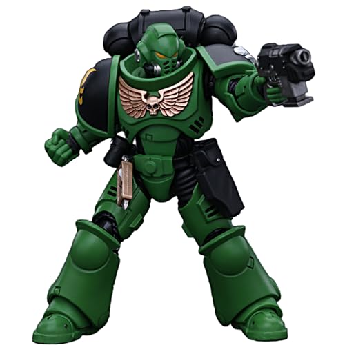 JOYTOY Warhammer 40k 1/18 Actionfigur, Salamanders Intercessors Brother Haecule, Sammlerstück, Spielzeug für Kinder ab 15 Jahren und Erwachsene, 12,1 cm JOYTOY Warhammer 40k 1/18 Actionfigur, Salamanders Intercessors Brother Haecule, Sammlerstück, Spielzeug für Kinder ab 15 Jahren und Erwachsene, 12,1 cm von JOYTOY