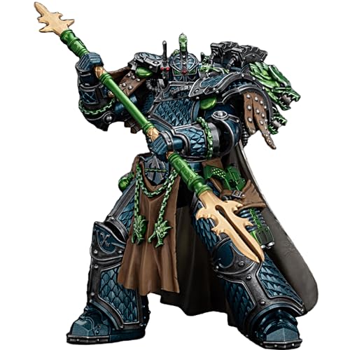 JOYTOY Warhammer 40k 1/18 Actionfigur Alpha Legion Alpharius Primarch of The XXth Legion, Sammlerstück, Spielzeug für Kinder ab 15 Jahren und Erwachsene, 19 cm von JOYTOY