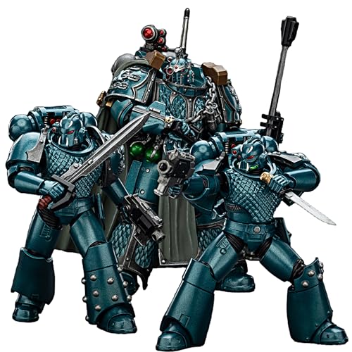 JOYTOY Warhammer 40k 1/18 Actionfigur Alpha Legion Exodus und Headhunter und Headhunter Prime Sammlerstück, Spielzeug für Kinder ab 15 Jahren und Erwachsene, Vorbestellung von JOYTOY