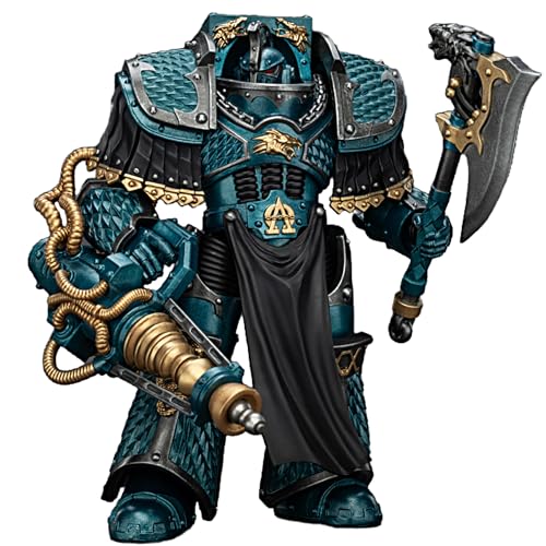 JOYTOY Warhammer 40k 1/18 Actionfigur Alpha Legion Lernaean Terminator mit Umwandlungsstrahlkanone, Sammlerstück, Spielzeug für Kinder ab 15 Jahren und Erwachsene, 13,7 cm JOYTOY Warhammer 40k 1/18 Actionfigur Alpha Legion Lernaean Terminator mit Umwandlungsstrahlkanone, Sammlerstück, Spielzeug für Kinder ab 15 Jahren und Erwachsene, 13,7 cm von JOYTOY