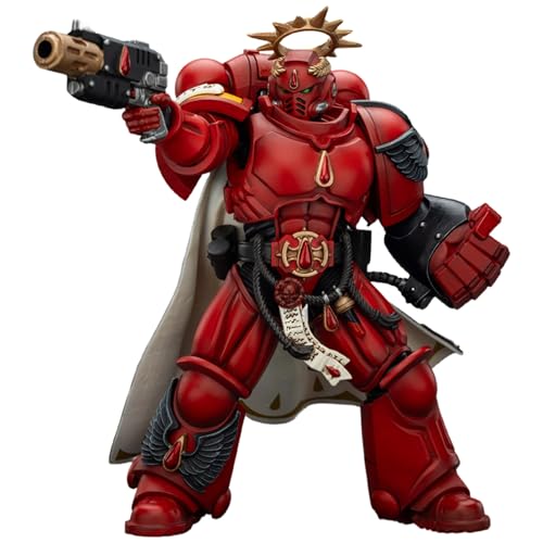 JOYTOY Warhammer 40k 1/18 Actionfigur Blood Angels Captain mit Inferno-Pistole, Power-Faust, Sammelgeschenk, Spielzeug für Kinder ab 15 Jahren und Erwachsene, 12,5 cm Vorbestellung von JOYTOY