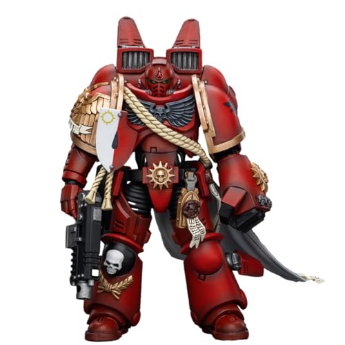 JOYTOY Warhammer 40k 1/18 Actionfigur Blood Angels Captain mit Sprungpack, Sammlerstück, Spielzeug für Kinder ab 15 Jahren und Erwachsene, 12,2 cm JOYTOY Warhammer 40k 1/18 Actionfigur Blood Angels Captain mit Sprungpack, Sammlerstück, Spielzeug für Kinder ab 15 Jahren und Erwachsene, 12,2 cm von JOYTOY