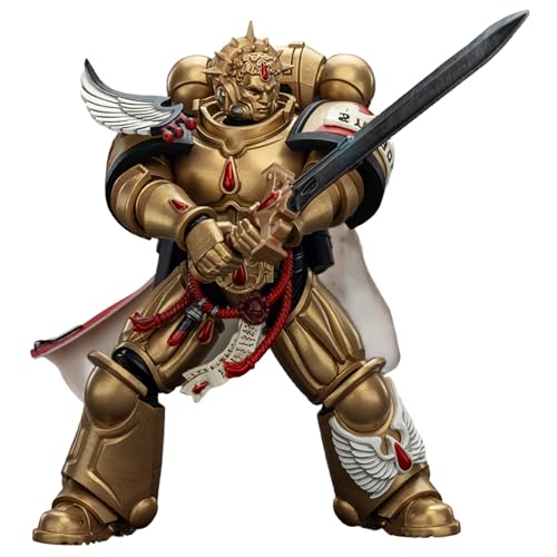 JOYTOY Warhammer 40k 1/18 Actionfigur Blood Angels Captain mit schwerer Bolzenpistole und Powerschwert, Sammlerstück, Spielzeug für Kinder ab 15 Jahren und Erwachsene, 12,5 cm Vorbestellung von JOYTOY