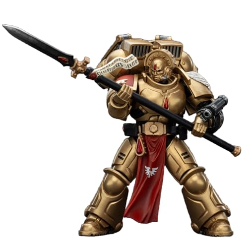 JOYTOY Warhammer 40k 1/18 Actionfigur Blood Angels Sanguinary Guard 2 mit Angelus Boltgun und Encarmine Speer, Sammlerstück, Spielzeug für Kinder ab 15 Jahren und Erwachsene, 12,3 cm Vorbestellung von JOYTOY