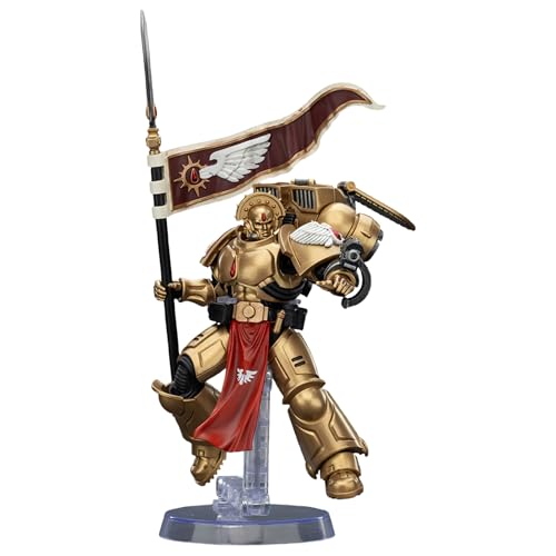 JOYTOY Warhammer 40k 1/18 Actionfigur Blood Angels Sanguinary Guard 3 mit Angelus Boltgun und Encarmine Speer, Sammlerstück, Spielzeug für Kinder ab 15 Jahren und Erwachsene, 12,3 cm Vorbestellung von JOYTOY