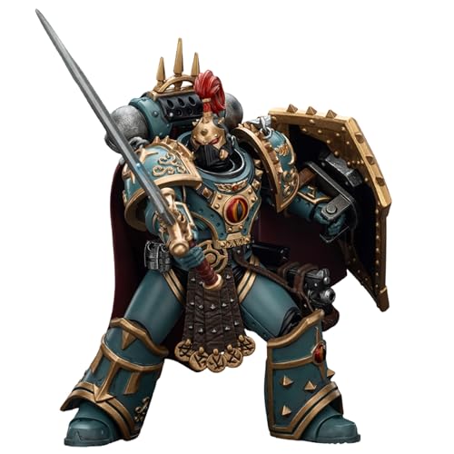 JOYTOY Warhammer 40k 1/18 Actionfigur Sons of Horus Little Horus Aximand Captain of The 5th Company Sammelgeschenk, Spielzeug für Kinder ab 15 Jahren und Erwachsene, 12,5 cm Vorbestellung von JOYTOY