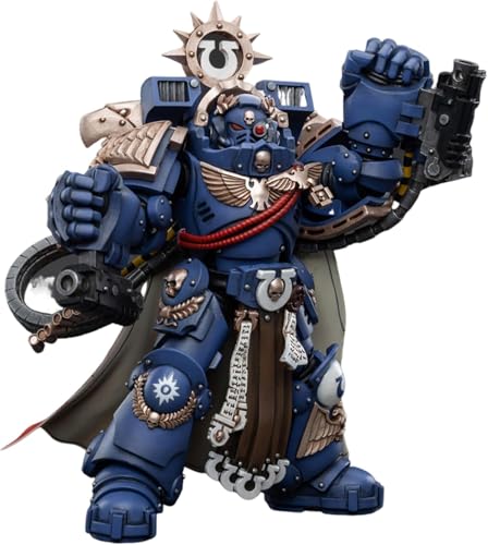 JOYTOY Warhammer 40k 1/18 Actionfigur Ultramarines Chapter Master Marneus Calgar 12,2 cm Spielzeug für Kinder ab 15 Jahren und Erwachsene JOYTOY Warhammer 40k 1/18 Actionfigur Ultramarines Chapter Master Marneus Calgar 12,2 cm Spielzeug für Kinder ab 15 Jahren und Erwachsene von JOYTOY