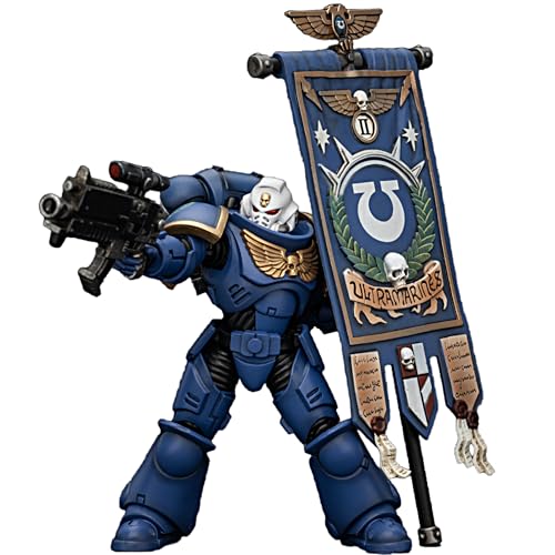 JOYTOY Warhammer 40k 1/18 Actionfigur Ultramarines Helden des Kapitels Primaris Ancient Posca, Sammlerstück, Spielzeug für Kinder ab 15 Jahren und Erwachsene, 12,1 cm Vorbestellung von JOYTOY