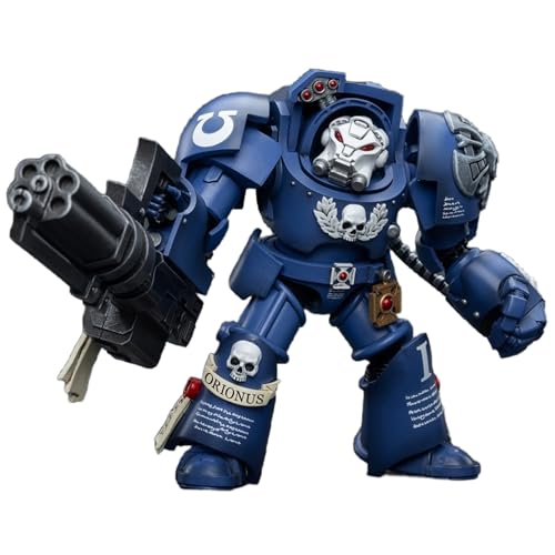 JOYTOY Warhammer 40k 1/18 Actionfigur Ultramarines Terminators Brother Orionus, Sammlerstück, Spielzeug für Kinder ab 15 Jahren und Erwachsene, 13,4 cm von JOYTOY
