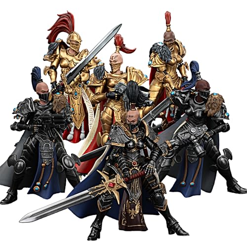 JOYTOY Warhammer 40k 1/18 Sisters of Silence Figuren, 10,8 cm, 6 Stück, Sammelgeschenke, Spielzeug für Kinder ab 15 Jahren und Erwachsene von JOYTOY