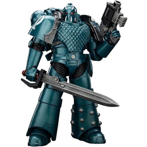 JOYTOY Warhammer 40k Alpha Legion Headhunter Prime 1/18 Action Figur，Sammeln Und Zeigen Modell von JOYTOY