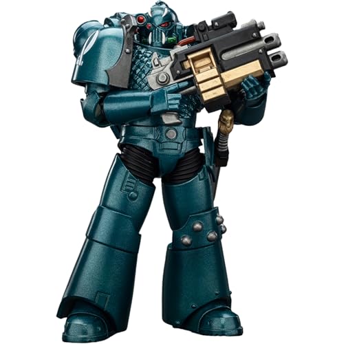 JOYTOY Warhammer 40k Alpha Legion Headhunter with Banestrike Combi-Bolter and Power Dagger 1/18 Action Figur,Sammeln Und Zeigen Modell JOYTOY Warhammer 40k Alpha Legion Headhunter with Banestrike Combi-Bolter and Power Dagger 1/18 Action Figur,Sammeln Und Zeigen Modell von JOYTOY