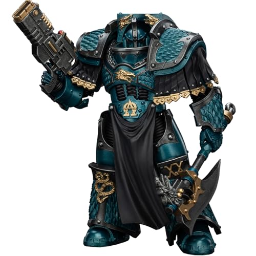 JOYTOY Warhammer 40k Alpha Legion Lernaean Terminator with Volkite Charger 1/18 Action Figur,Sammeln Und Zeigen Modell JOYTOY Warhammer 40k Alpha Legion Lernaean Terminator with Volkite Charger 1/18 Action Figur,Sammeln Und Zeigen Modell von JOYTOY