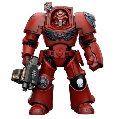 JOYTOY Warhammer 40k Blood Angels Terminator Squad Terminator mit Sturmbolter, 14,3 cm, Sammlerstück, Maßstab 1:18, Actionfiguren, Modellgeschenk von JOYTOY
