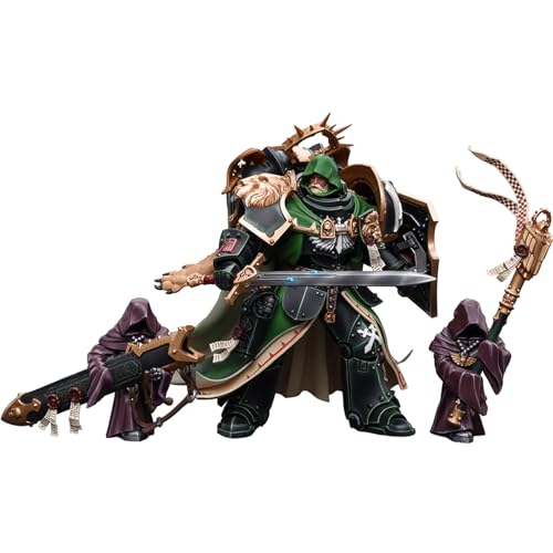 JOYTOY Warhammer 40k Dark Angels Primarch Lion EL‘Jonson 1/18 Action Figur，Kombiniert Sammelwert Und Spielspaß von JOYTOY