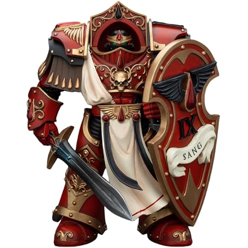 JOYTOY Warhammer 40k Horus Heresy Serie, JT00317 Blood Angels Crimson Paladins Squad Crimson Paladin 1 1/18 Action Figur von JOYTOY