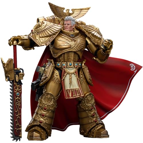 JOYTOY Warhammer 40k Imperial Fists Rogal Dorn, Primarch of The Vllth Legion 1/18 Action Figur，Kombiniert Sammelwert Und Spielspaß von JOYTOY