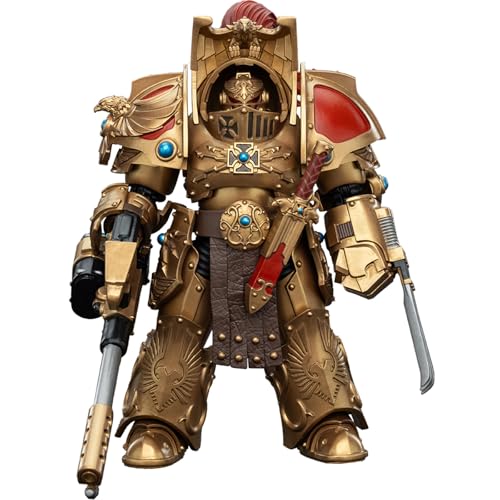 JOYTOY Warhammer 40k Legio Custodes, Legio Custodes Aquilon Terminator Squad Aquilon with Infernus Firepike 1/18 Action Figur JOYTOY Warhammer 40k Legio Custodes, Legio Custodes Aquilon Terminator Squad Aquilon with Infernus Firepike 1/18 Action Figur von JOYTOY