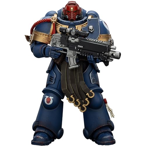 JOYTOY Warhammer 40k Space Marine 2, Ultramarines Sergeant Gadriel-Collectors Edition 1/18 Action Figur，Sammeln Und Zeigen Modell von JOYTOY